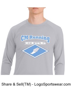 Sport-Tek Men's Dry Zone Long Sleeve Raglan T-Shirt Design Zoom