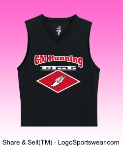 Badger Ladies' B-Core Sleeveless T-Shirt Design Zoom