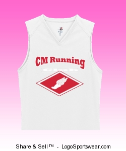 Badger Ladies' B-Core Sleeveless T-Shirt Design Zoom