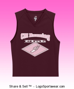 Badger Ladies' B-Core Sleeveless T-Shirt Design Zoom