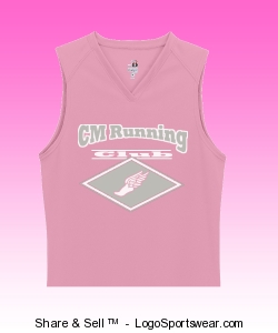 Badger Ladies' B-Core Sleeveless T-Shirt Design Zoom