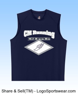 Badger Men's B-Core Sleeveless T-Shirt Design Zoom