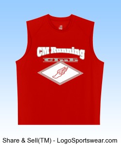 Badger Men's B-Core Sleeveless T-Shirt Design Zoom