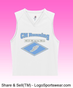 Badger Ladies' B-Core Sleeveless T-Shirt Design Zoom