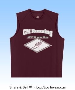 Badger Men's B-Core Sleeveless T-Shirt Design Zoom