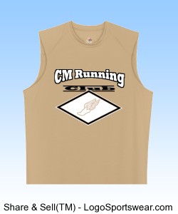 Badger Men's B-Core Sleeveless T-Shirt Design Zoom