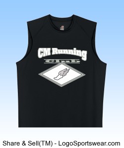 Badger Men's B-Core Sleeveless T-Shirt Design Zoom