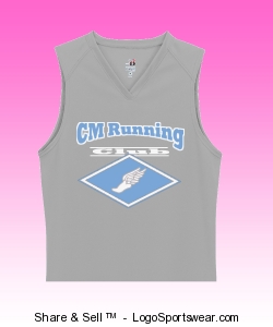 Badger Ladies' B-Core Sleeveless T-Shirt Design Zoom