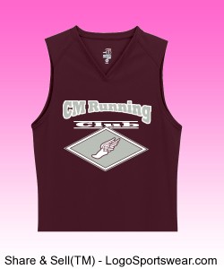Badger Ladies' B-Core Sleeveless T-Shirt Design Zoom